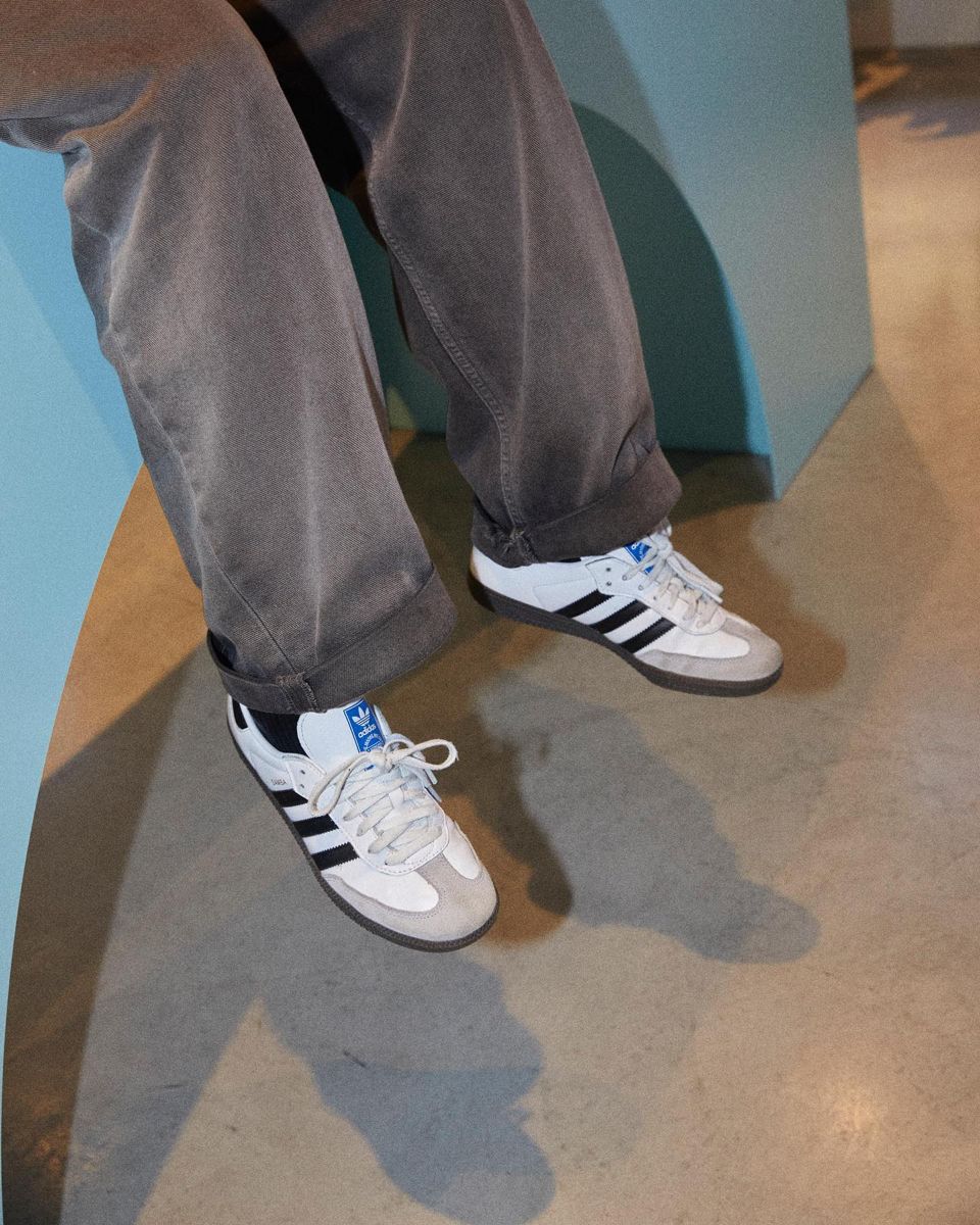 Adidas samba black & white