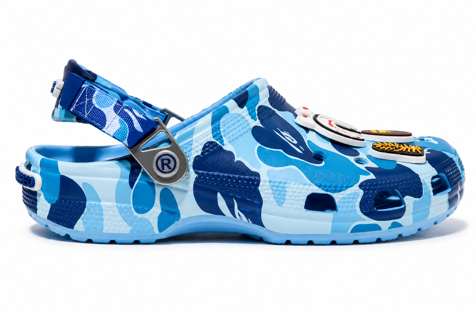 BAPE (Bathing Ape) x CROCS - Blue Camo