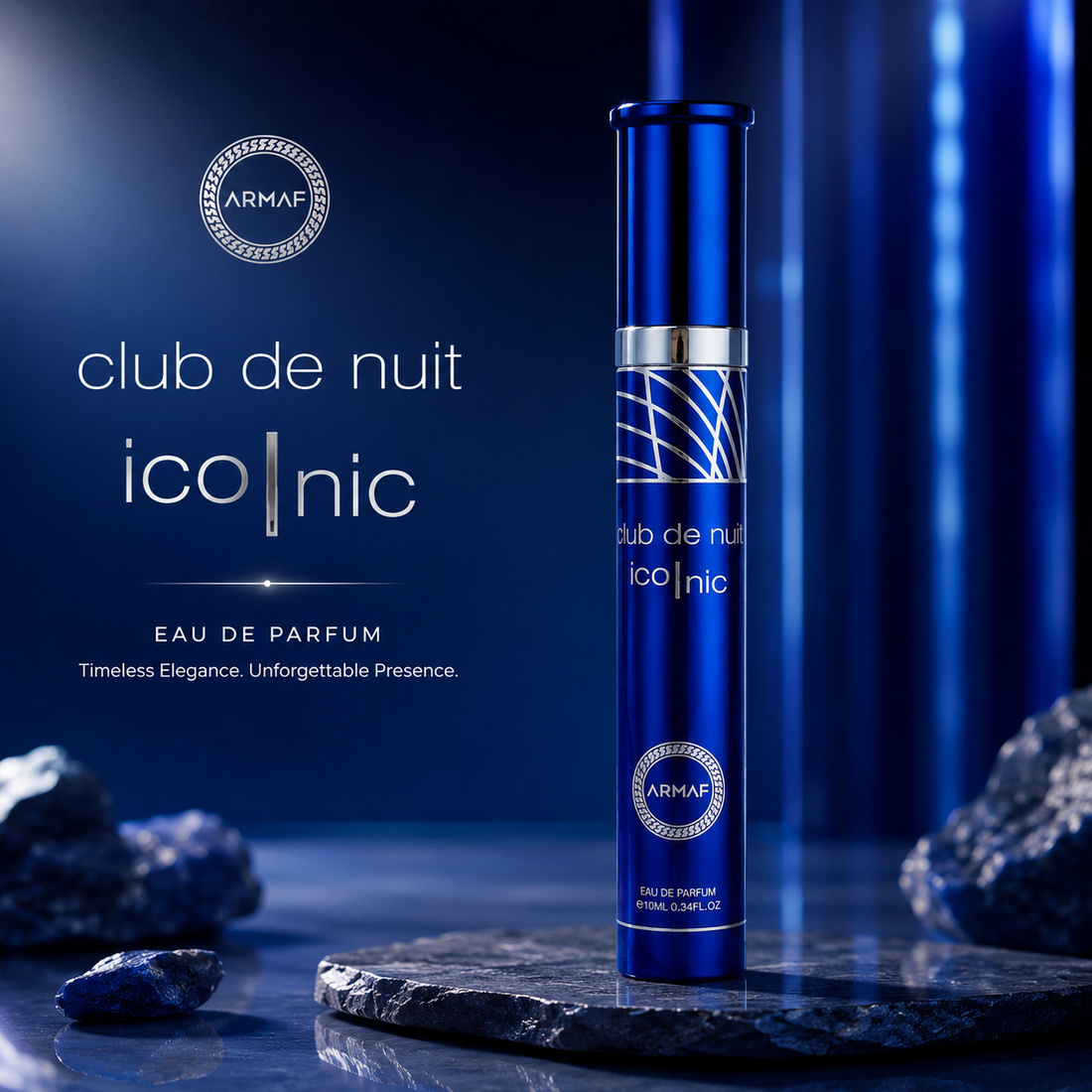 Men's Club De Nuit Blue Iconic EDP perfume-10ml