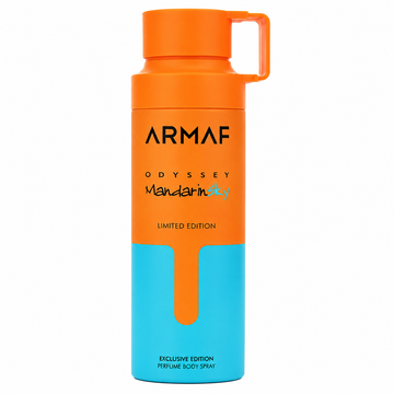 Odyssey Mandarin Sky Elixir body spray by armaf
