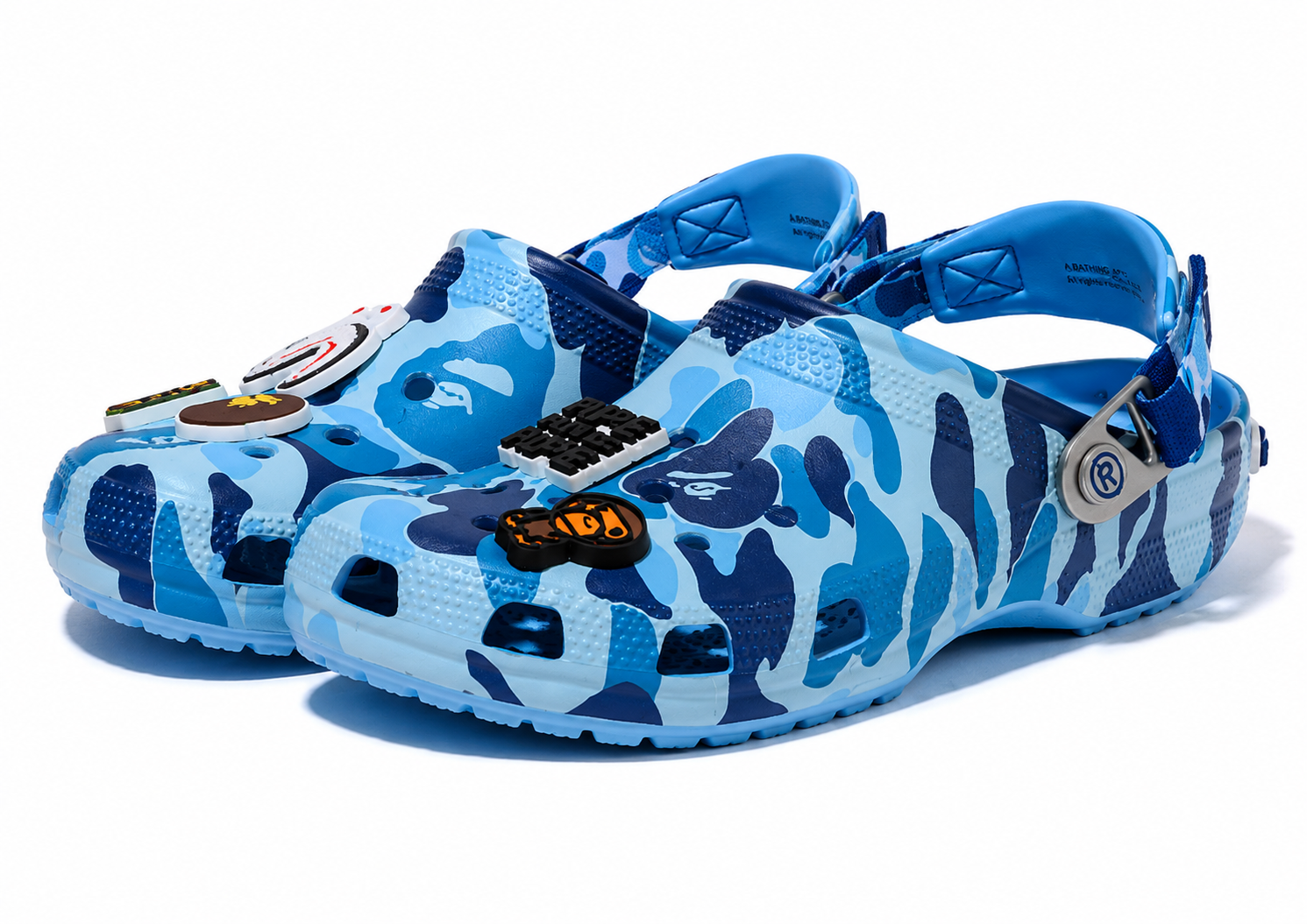 BAPE (Bathing Ape) x CROCS - Blue Camo