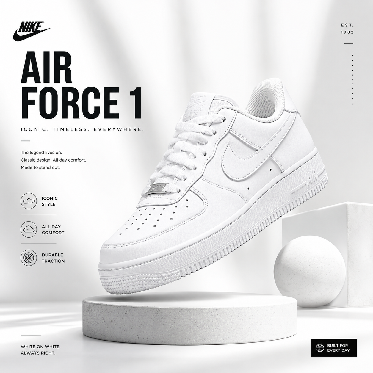 Nike Air Force 1 Low '07 White