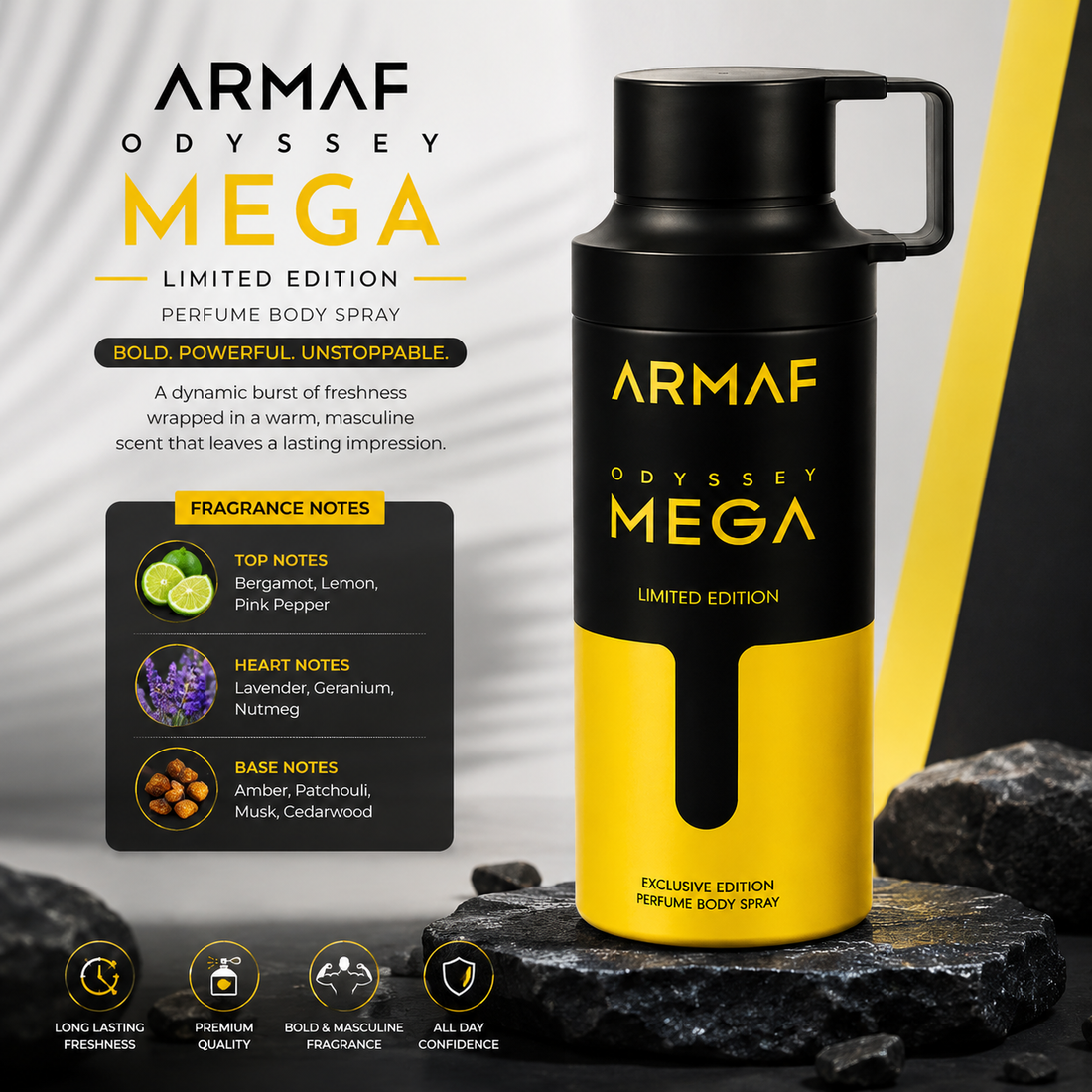 Odyssey Mega Body Spray Armaf