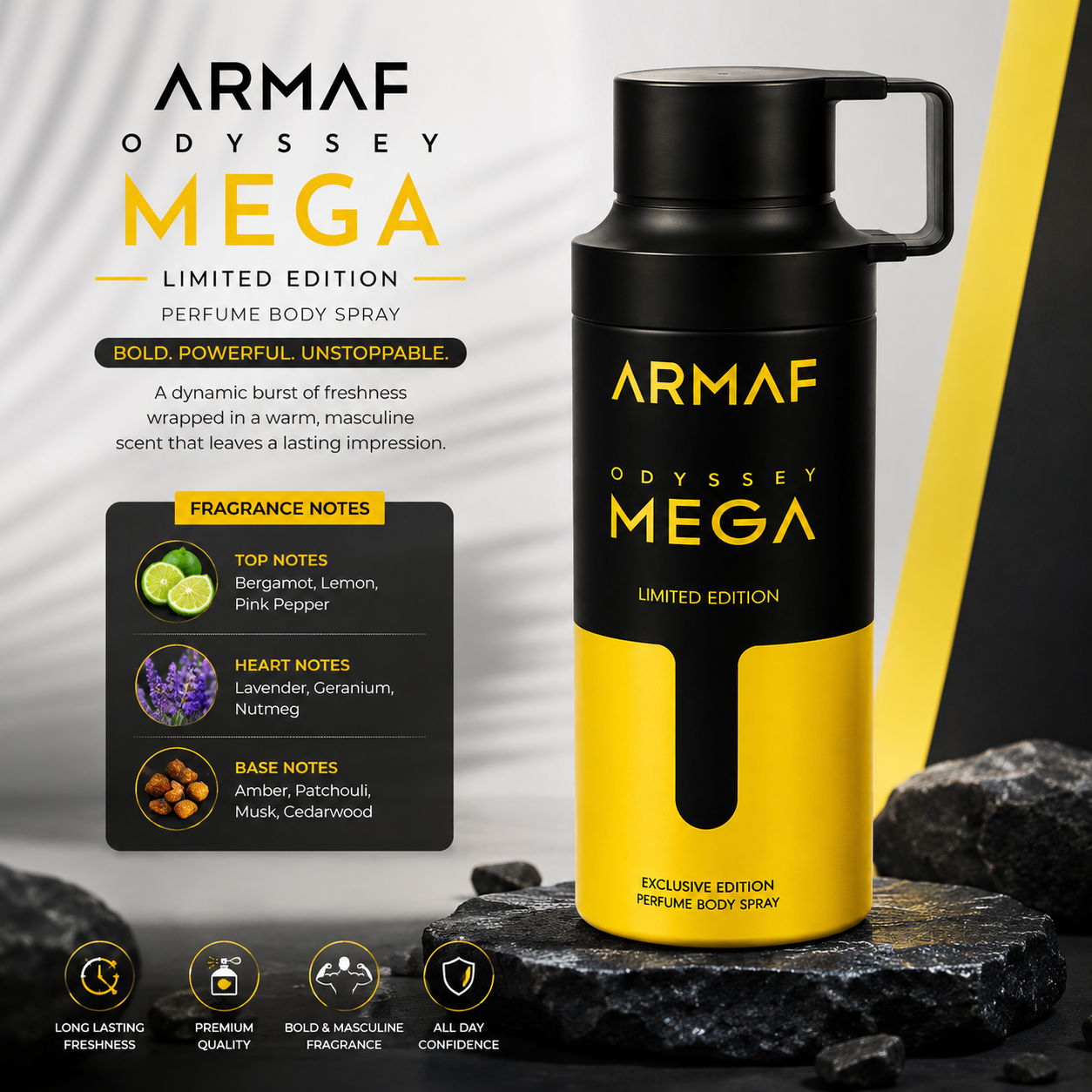 Odyssey Mega Body Spray Armaf