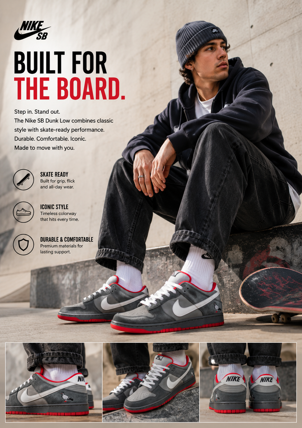 Nike SB Dunk Low Staple NYC Pigeon