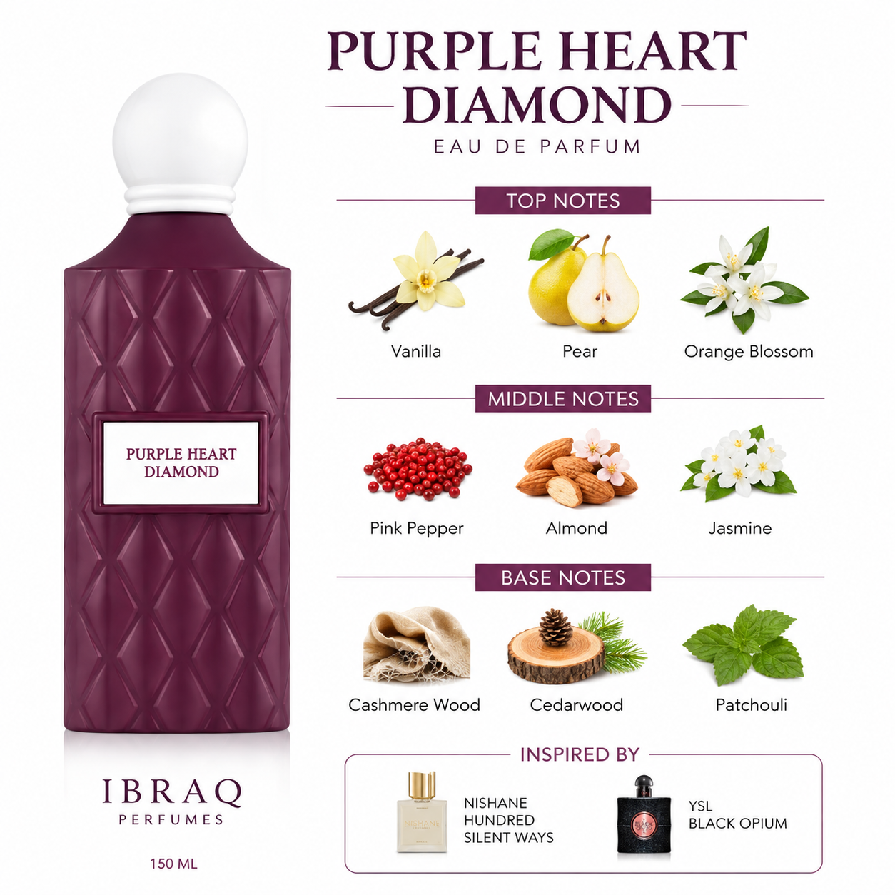 PURPLE HEART DIAMOND