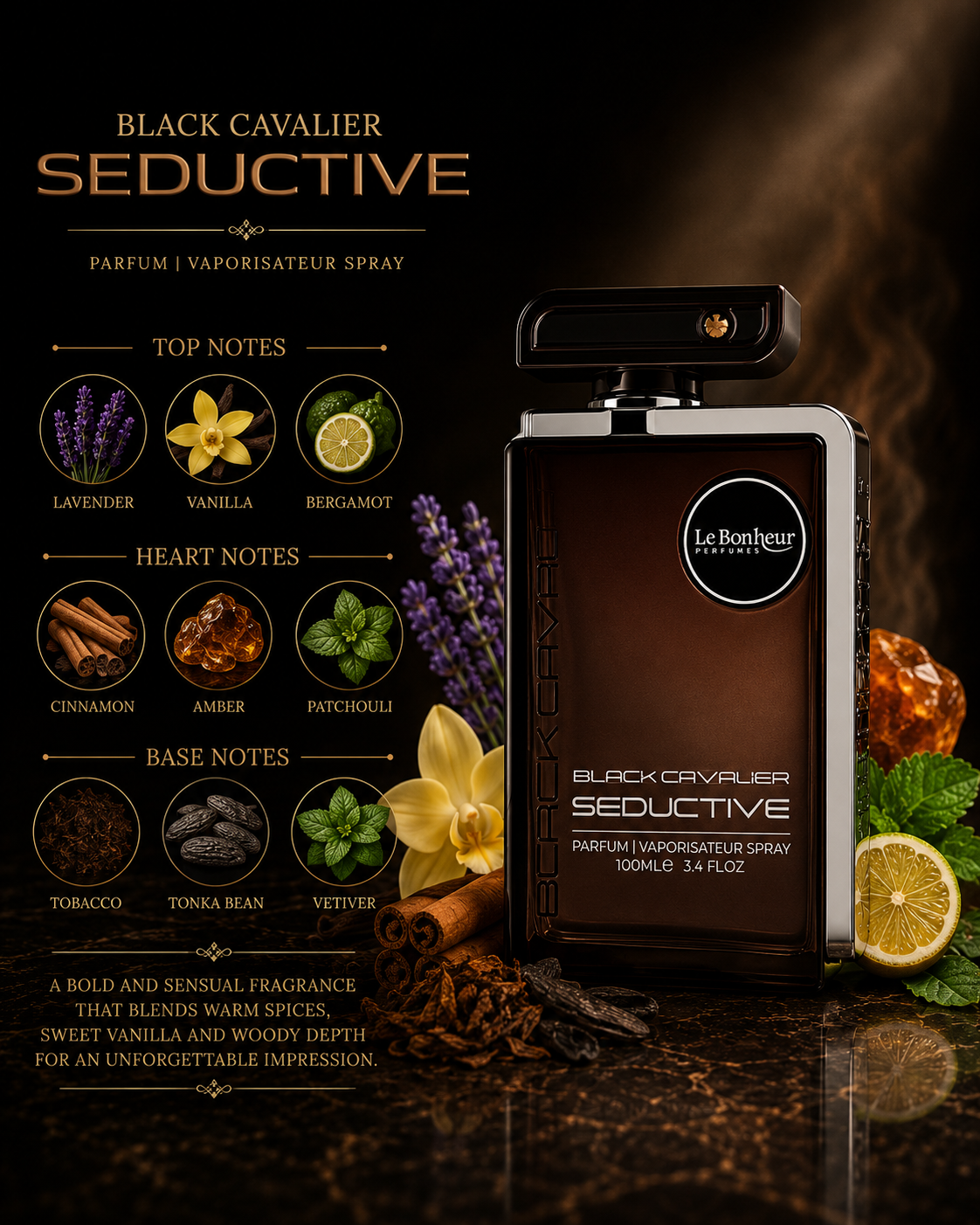 Black cavalier seductive