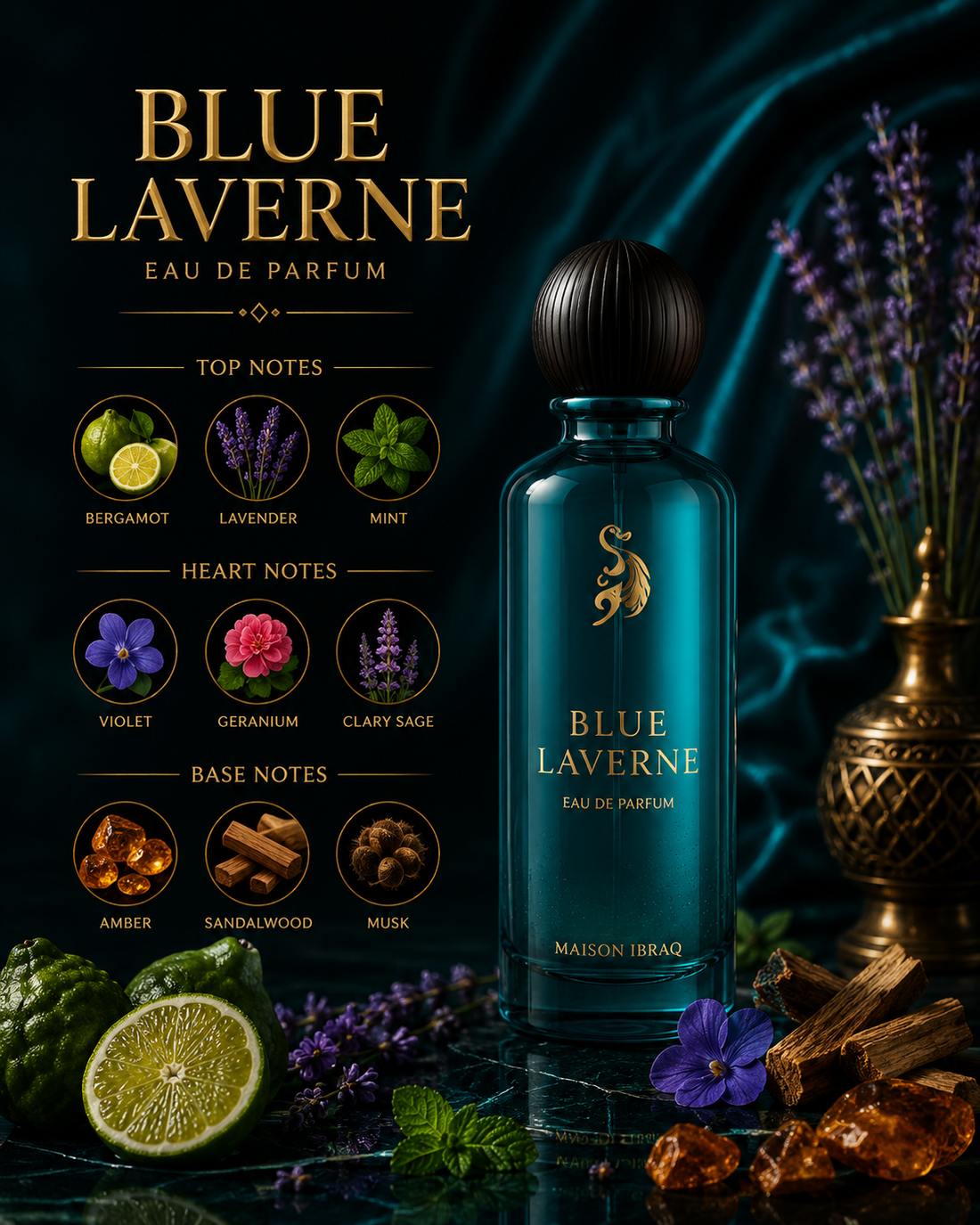Blue laverne bakhur 150ml