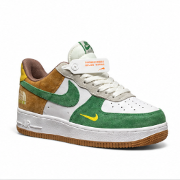 Nike air force 1 gucci & northface brown edition