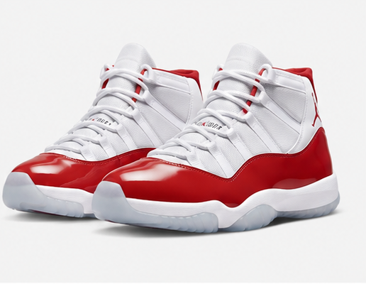 jordan 11 red Cherry White