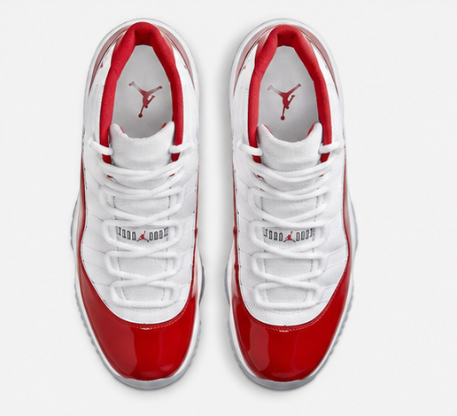 jordan 11 red Cherry White