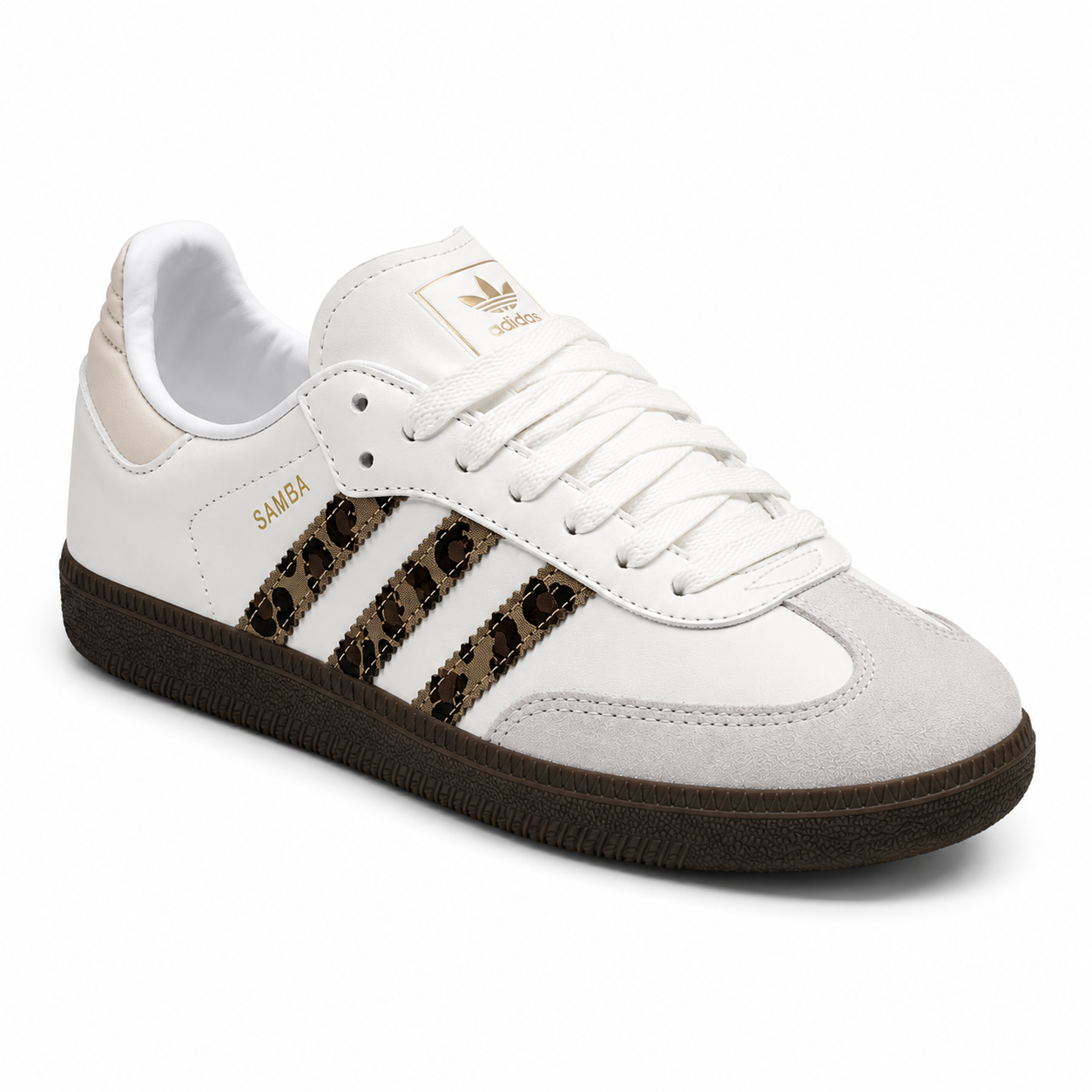 Adidas Samba OG GS "LEOPARD CREAM WHITE"