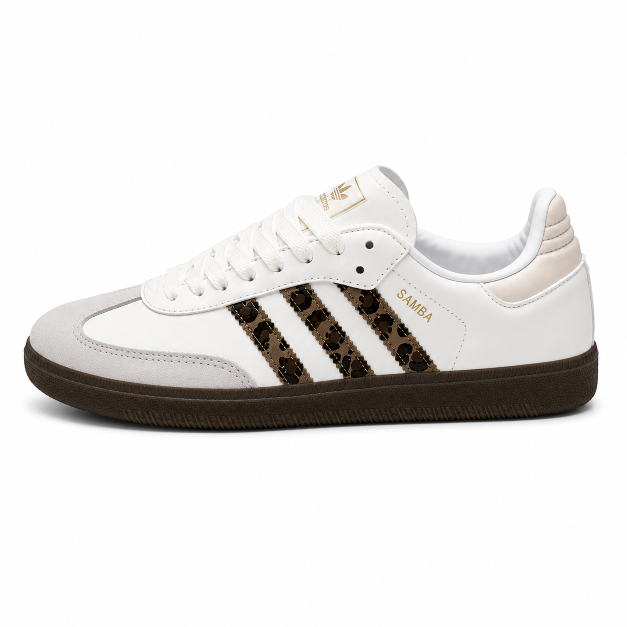 Adidas Samba OG GS "LEOPARD CREAM WHITE"