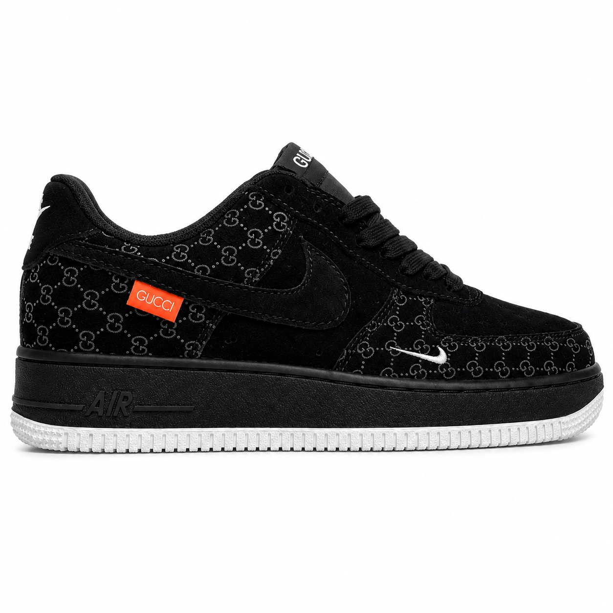 Nike air force 1 black Gucci edition