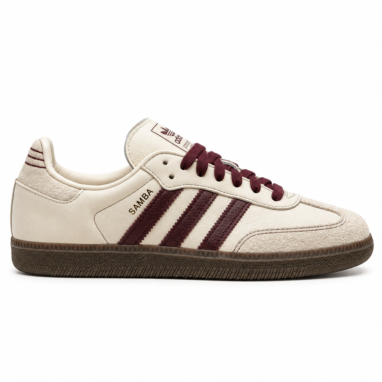 adidas Samba OG Wonder White Maroon