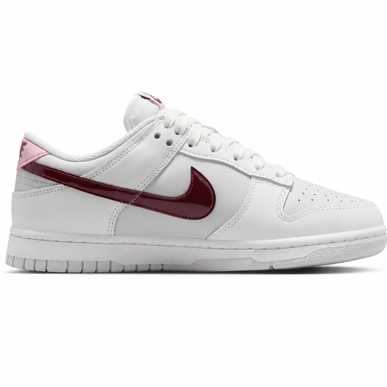 Nike Dunk Low White Burgundy