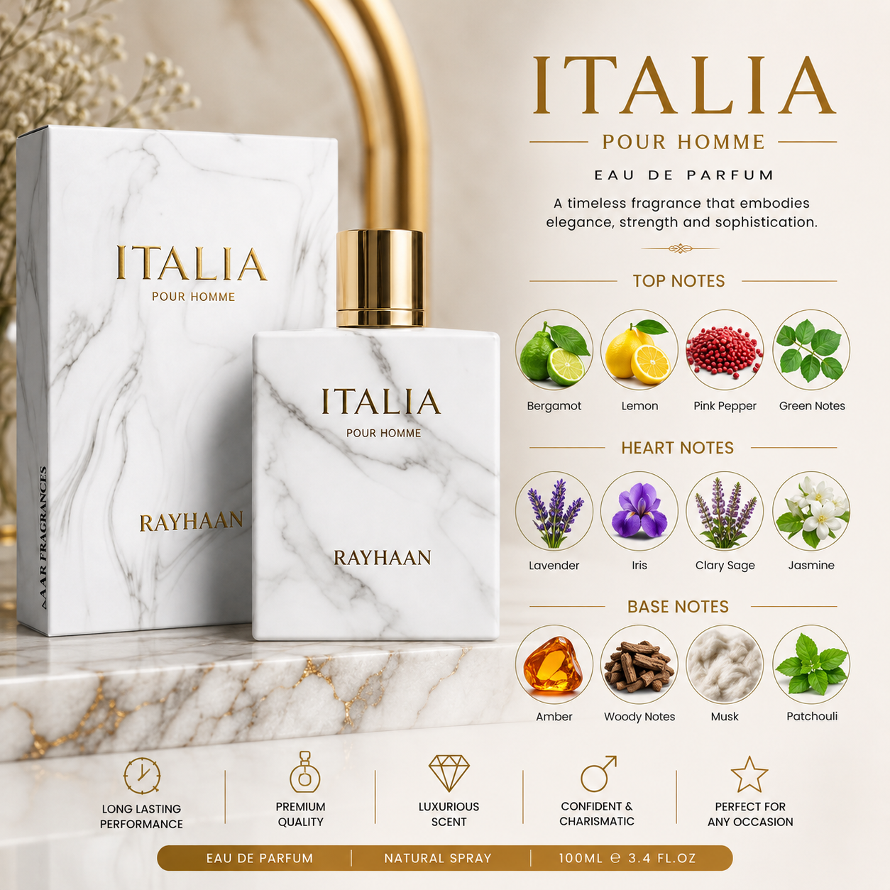 Italia Pour Homme Rayhaan