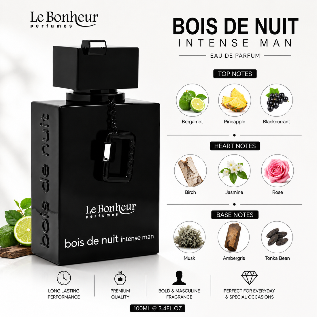 Bois de Nuit Intense Man Le Bonheur