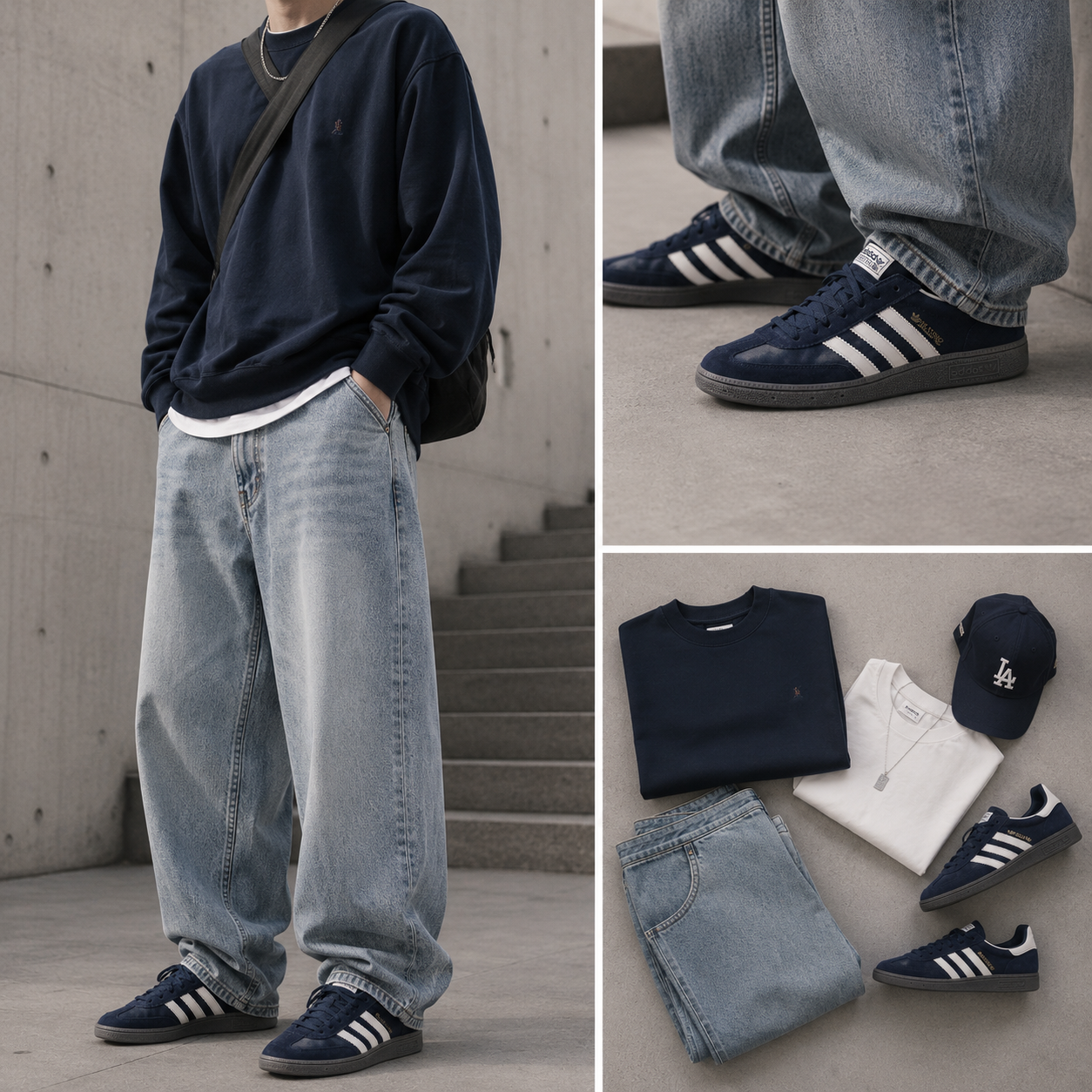 Adidas Spezial Navy Cream