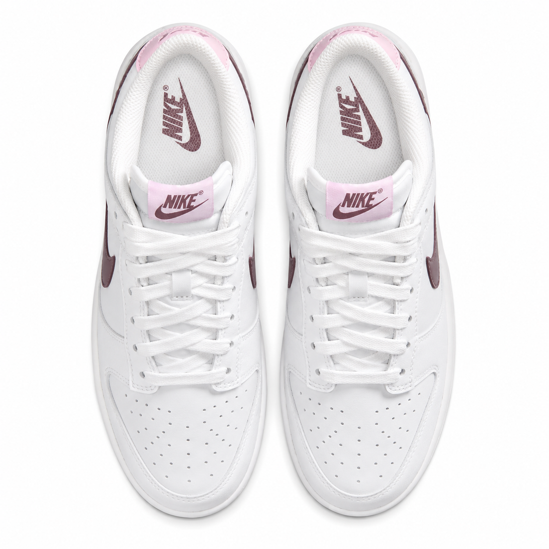 Nike Dunk Low White Burgundy