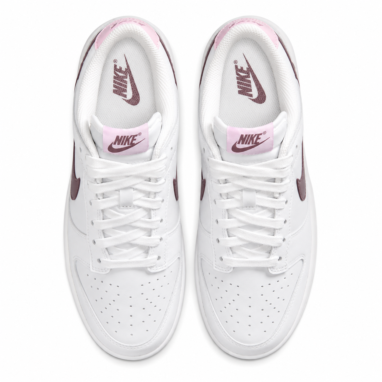 Nike Dunk Low White Burgundy