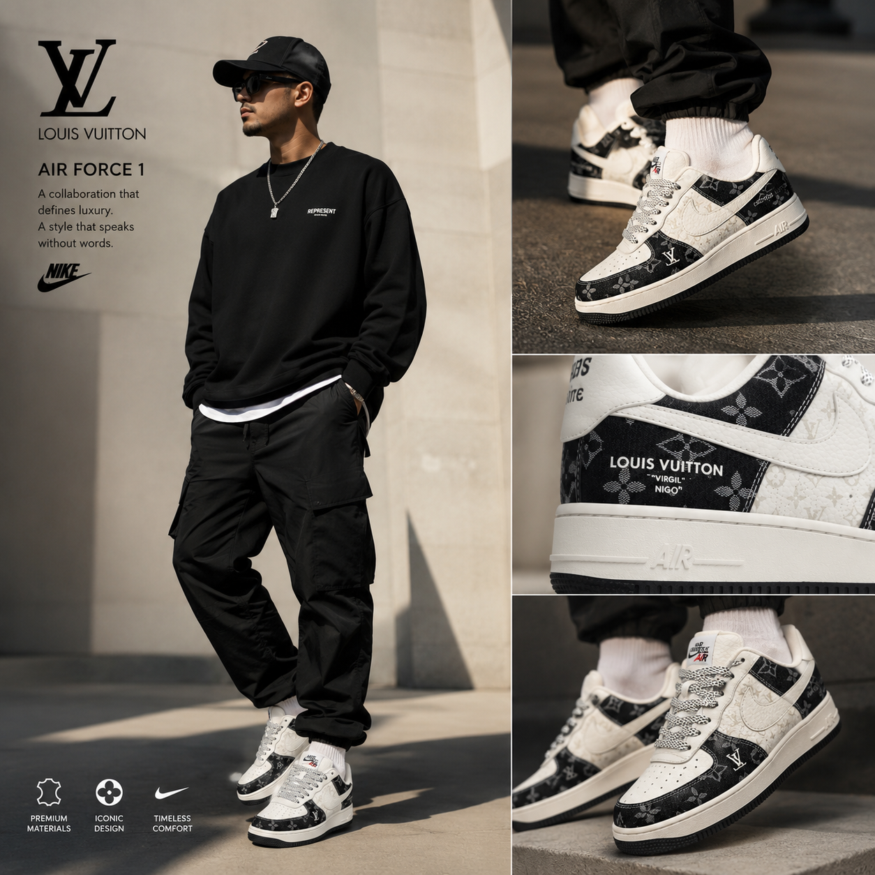 Nike air force 1 LV bxw edition
