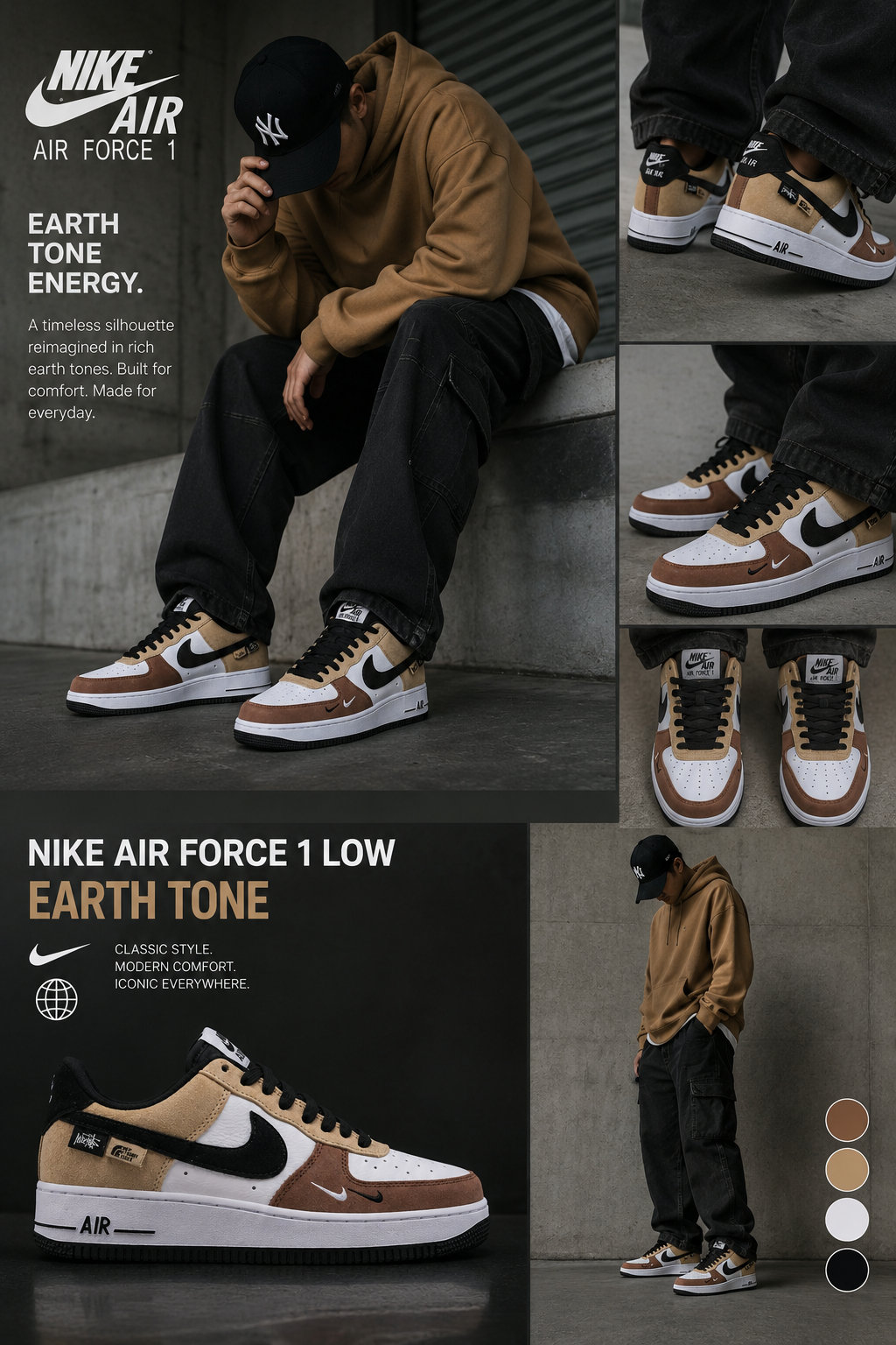 Nike Air Force1 x NorthFace