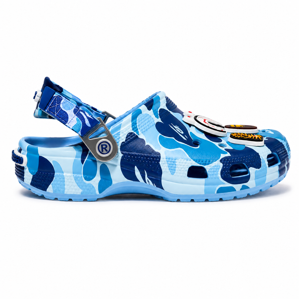 BAPE (Bathing Ape) x CROCS - Blue Camo