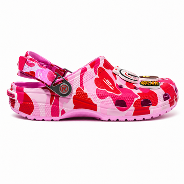 BAPE (Bathing Ape) x CROCS - Pink Camo