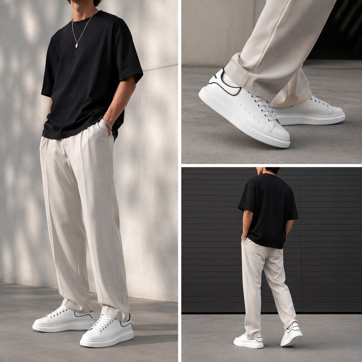 Alexander McQueen trim white