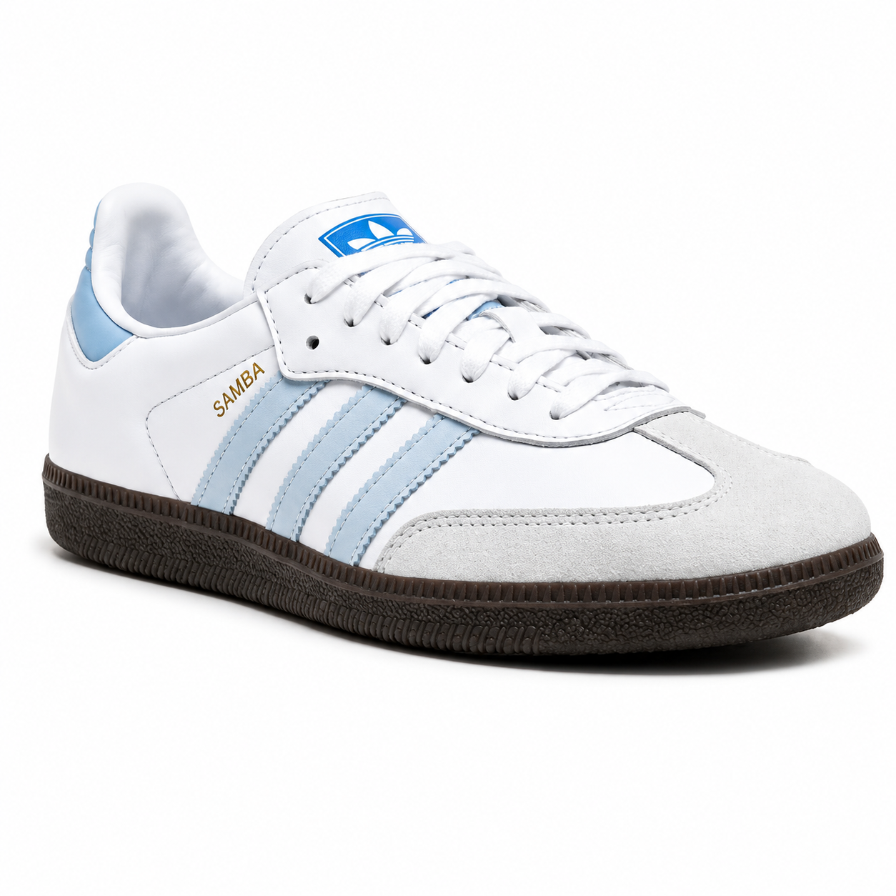 Adidas samba white & blue