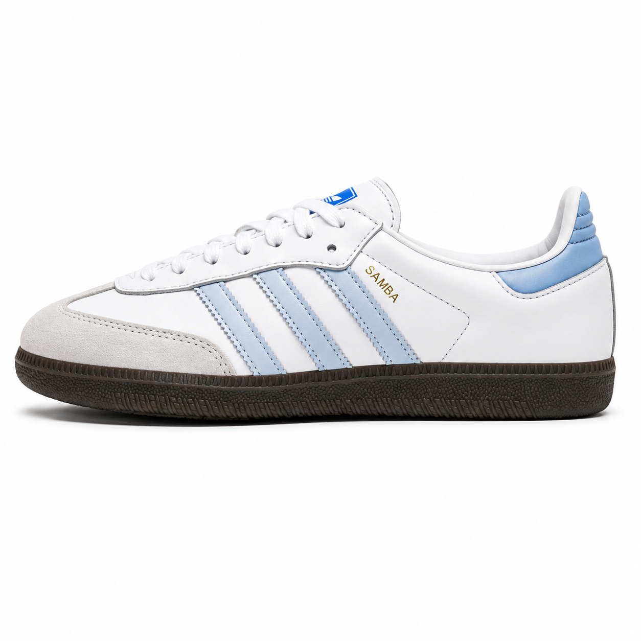 Adidas samba white & blue