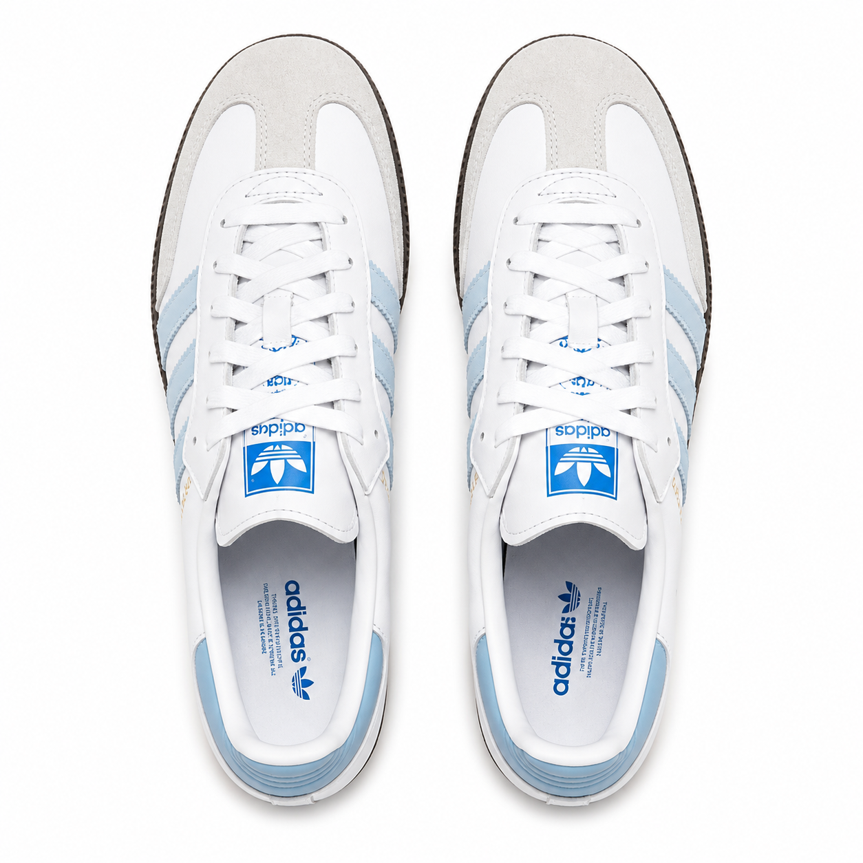 Adidas samba white & blue