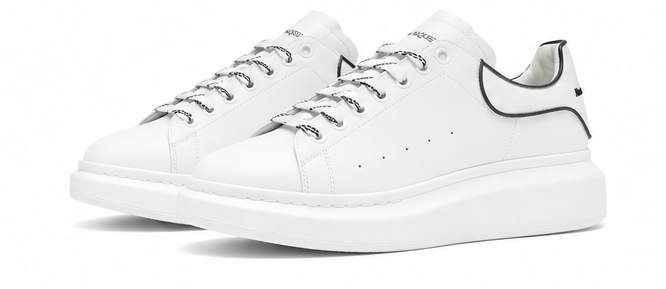 Alexander McQueen trim white