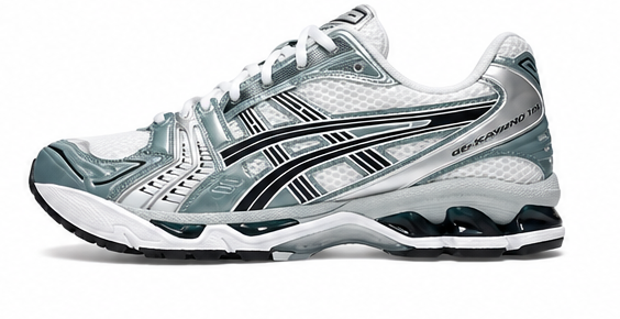 Asics white Fjord grey