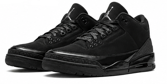 jordan 3 black cat