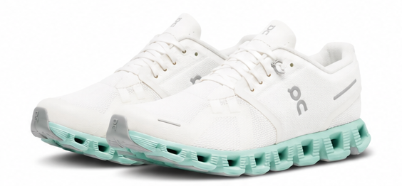On cloud 5 mint white
