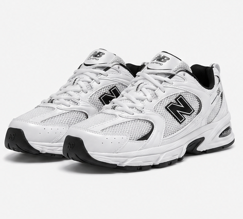 New Balance 530  black and white 