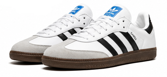Adidas samba black & white