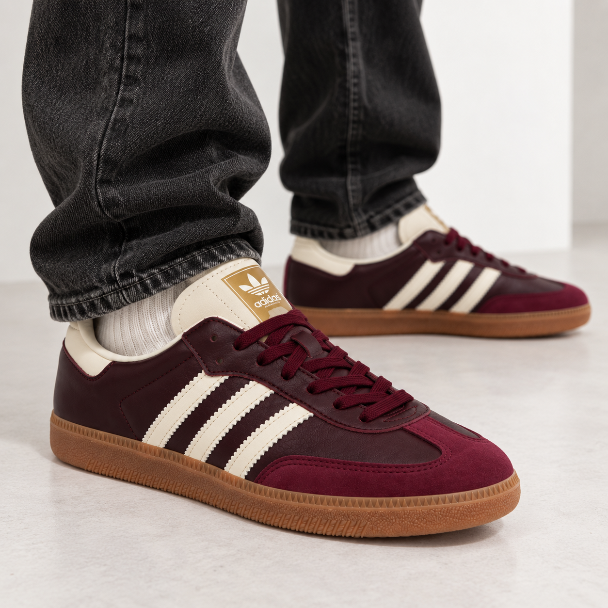 Adidas Samba OG Maroon Gold