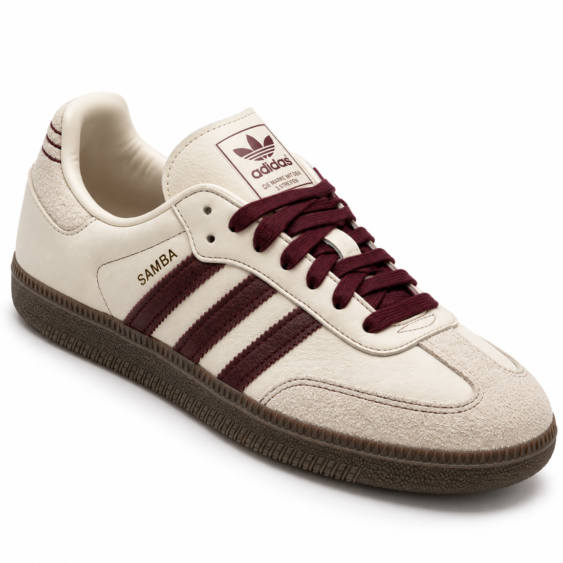 adidas Samba OG Wonder White Maroon