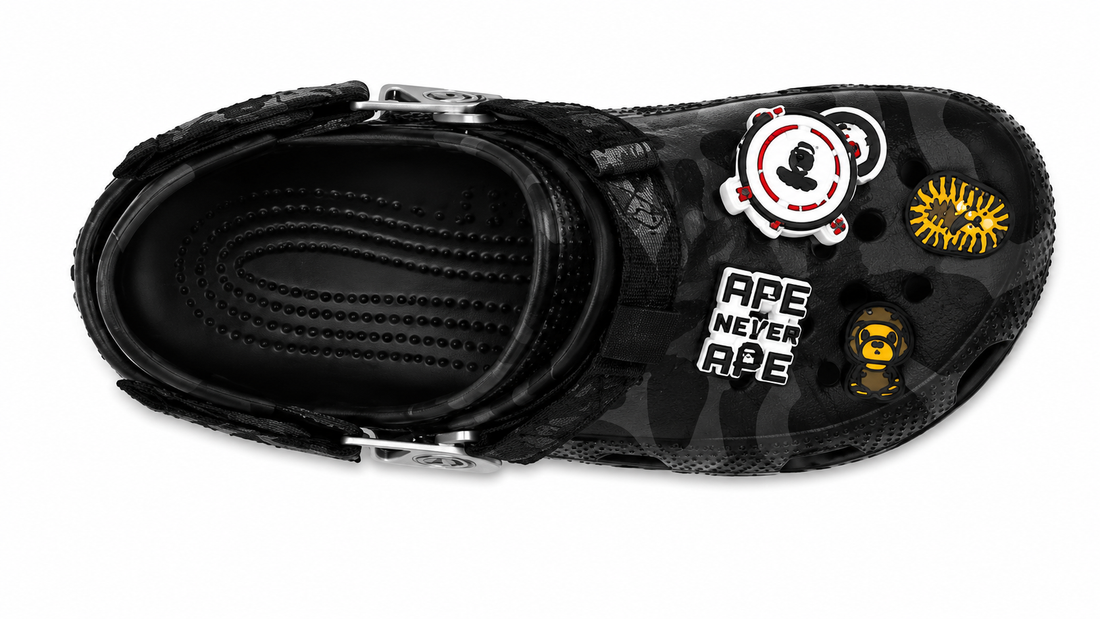 BAPE (Bathing Ape) x CROCS - Black Camo