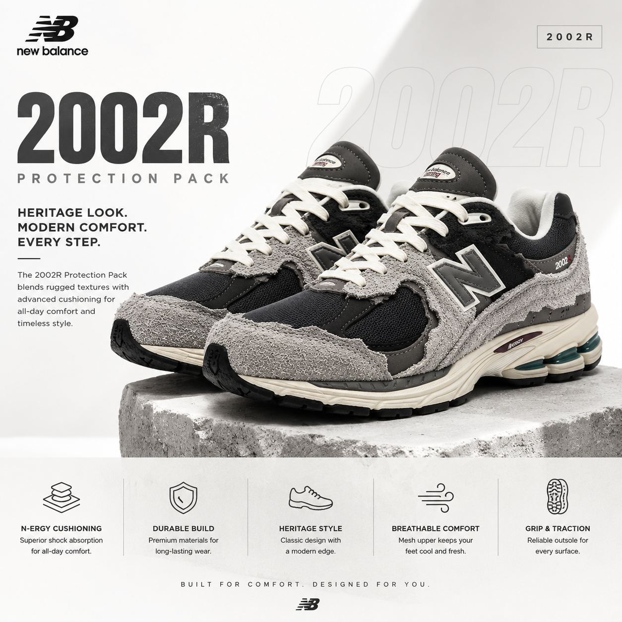 New Balance2002R grey