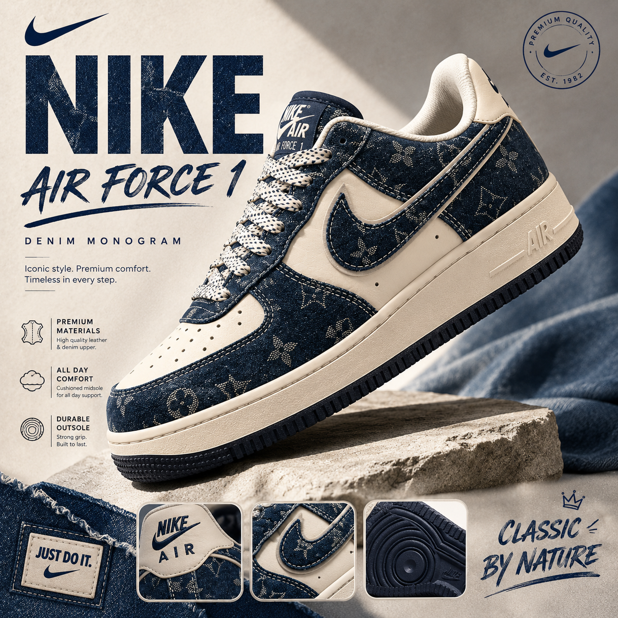 Nike Air Force 1 louis vuitton Edition