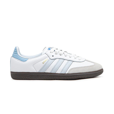 Adidas samba white & blue 