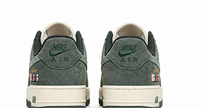 Nike air force 1 Gucci green edition