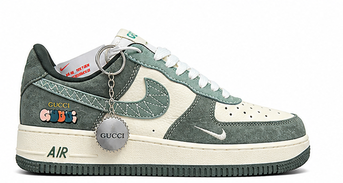 Nike air force 1 Gucci green edition