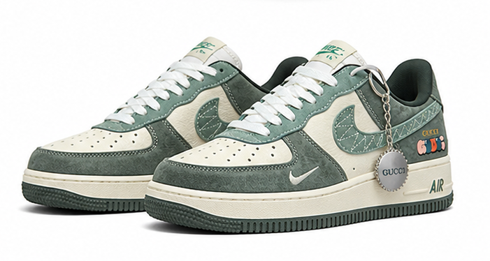 Nike air force 1 Gucci green edition