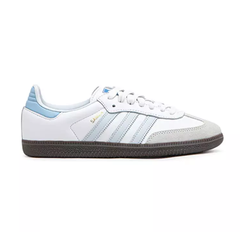 Adidas samba white & blue 