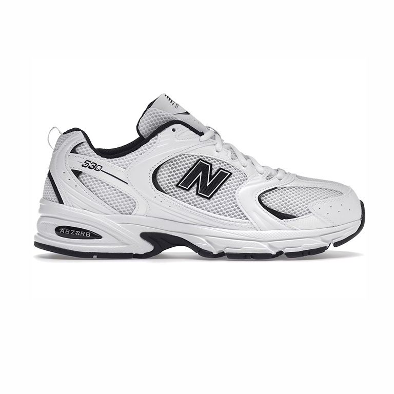 New Balance 530  black and white 
